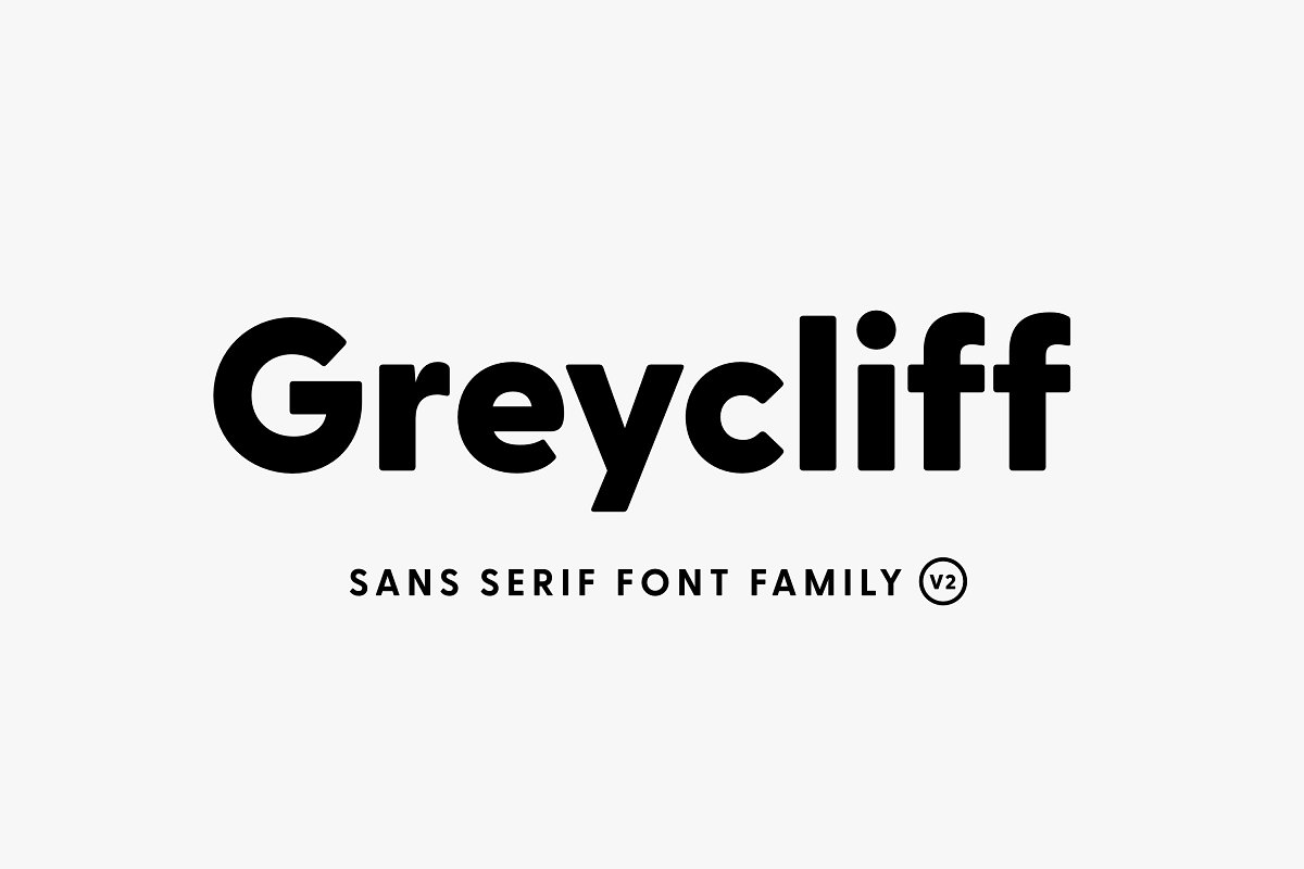 Greycliff CF: geometric sans font v2